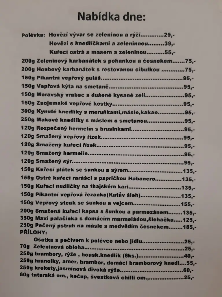 Menu_Restaurace a penzion Venezia_Jablonné v Podještědí_image_3