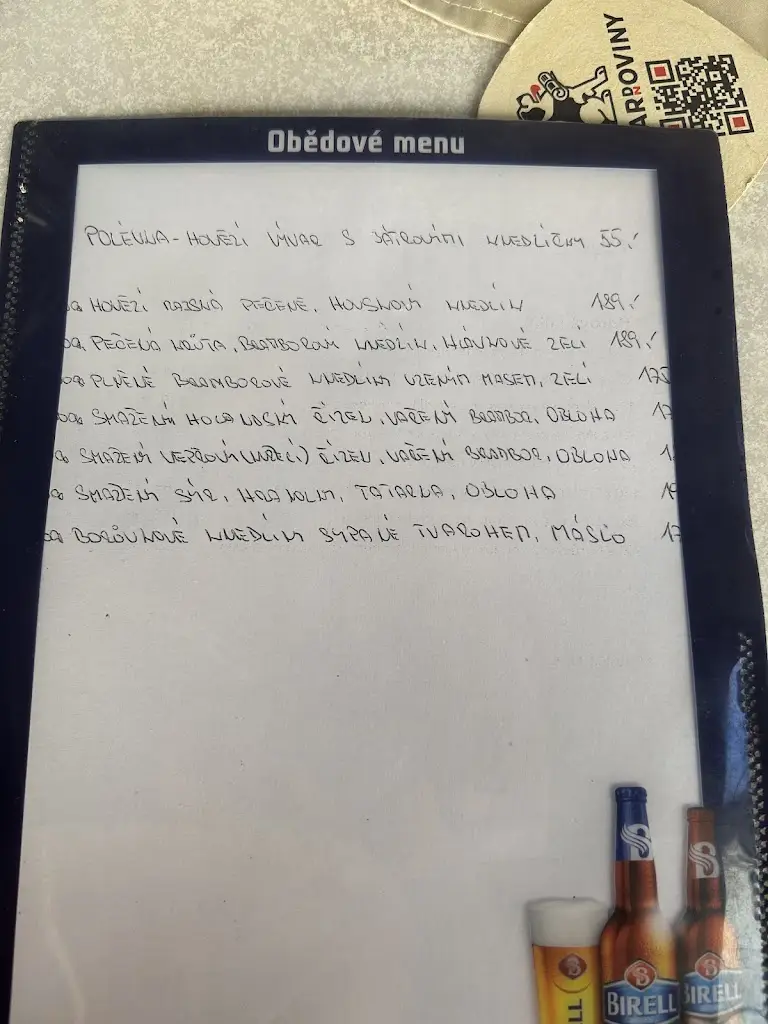 Menu_Restaurace U Pavlasů_Kamenický Šenov_image_1