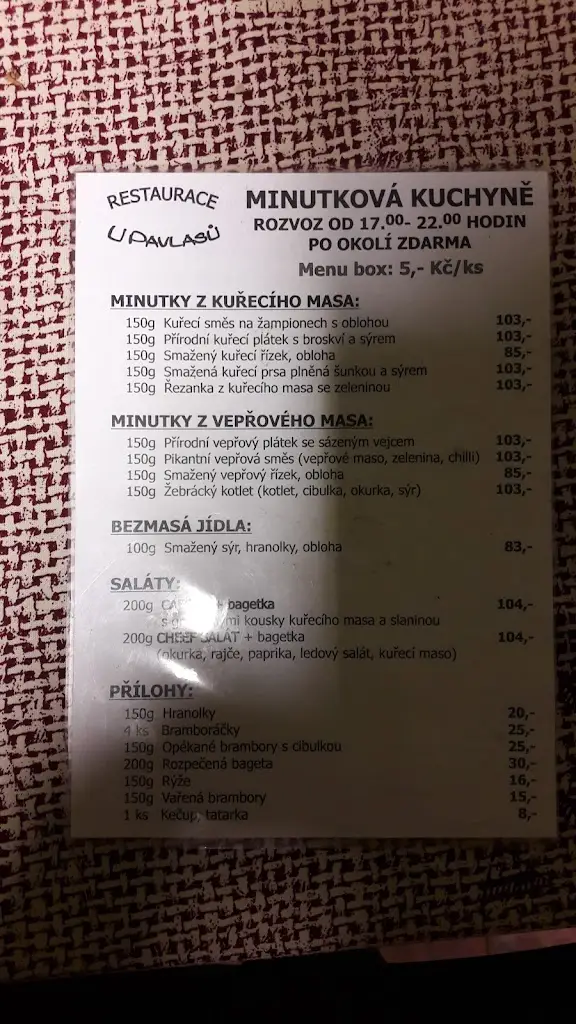 Menu_Restaurace U Pavlasů_Kamenický Šenov_image_3