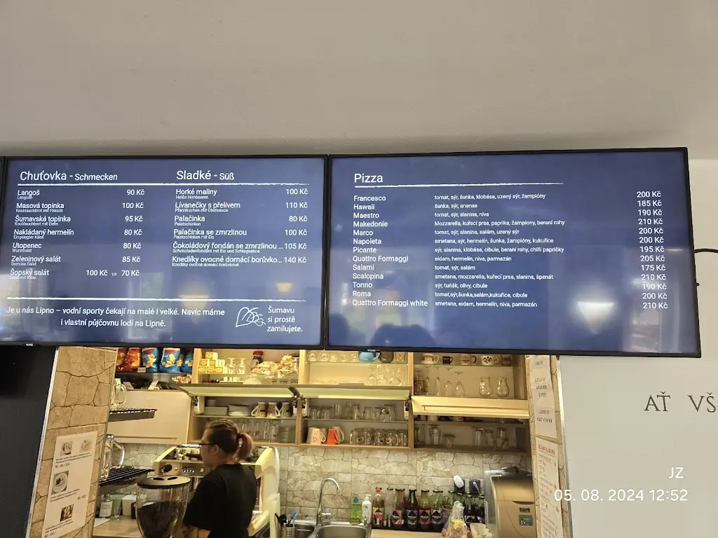 Menu_Bistro Cafe DAJA_Horní Planá_immagine_1