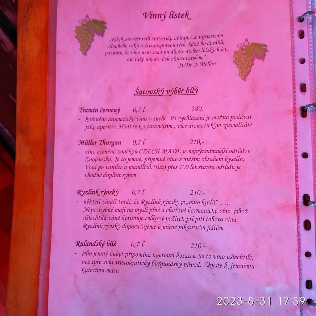 Menu_The Hot Stones Grill Restaurant_Jilemnice_immagine_3