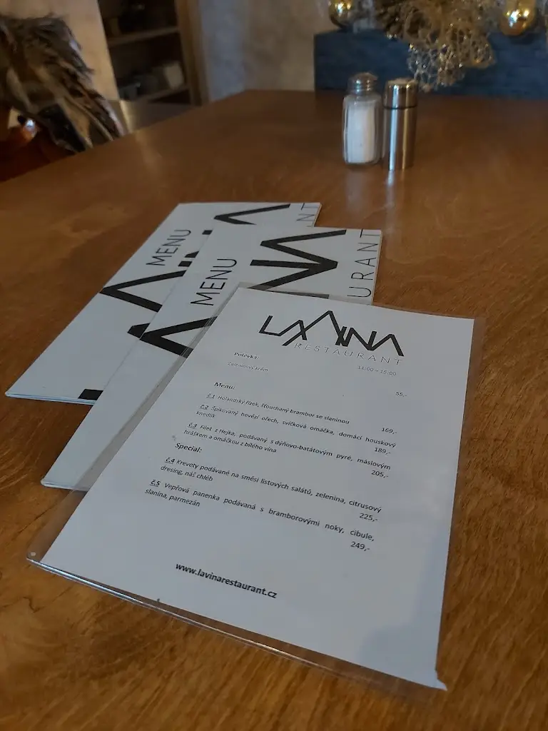 Menu_Lavina restaurant a hotel Na Staré poště_Jilemnice_image_4