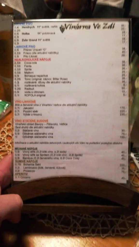 Menu_Wine Bar In the Wall_Jilemnice_image_3