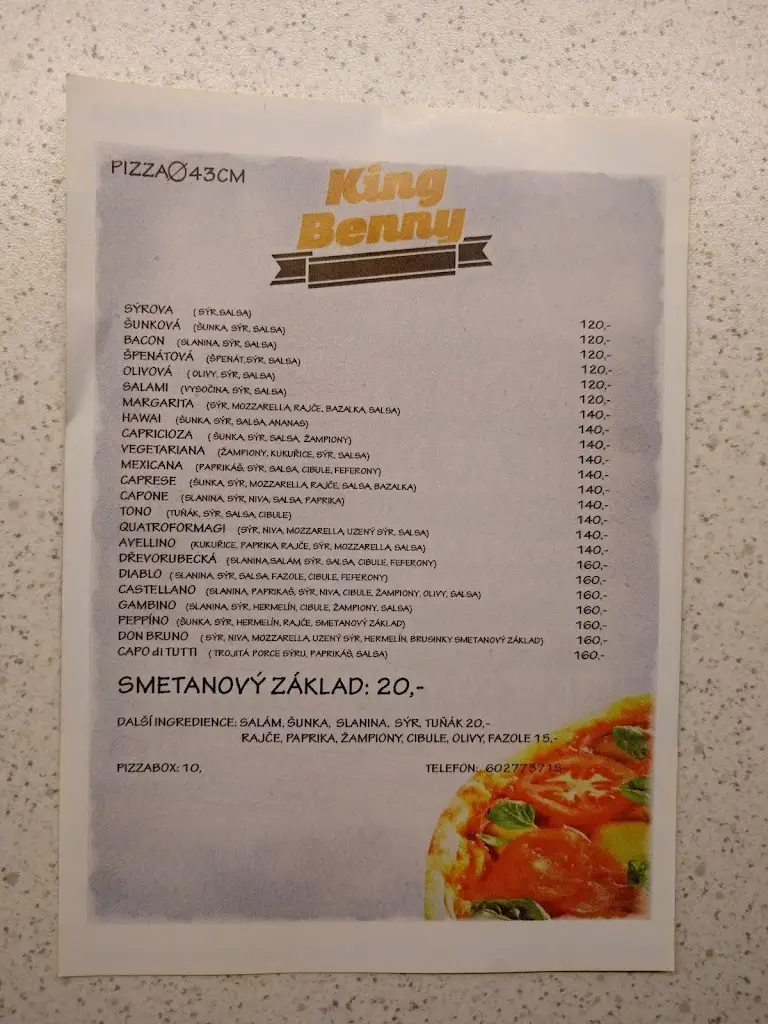 Menu_KING BENNY JILEMNICE_Jilemnice_image_4