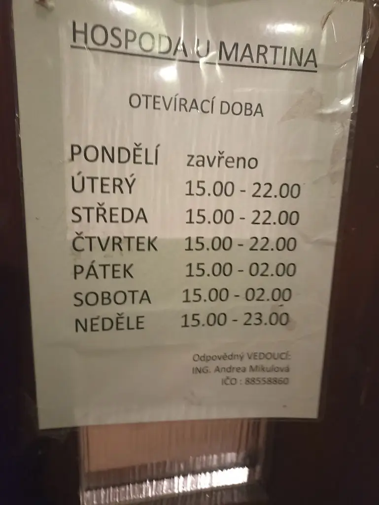 Jan Král_HospodaUMartina_Košťálov_recensione