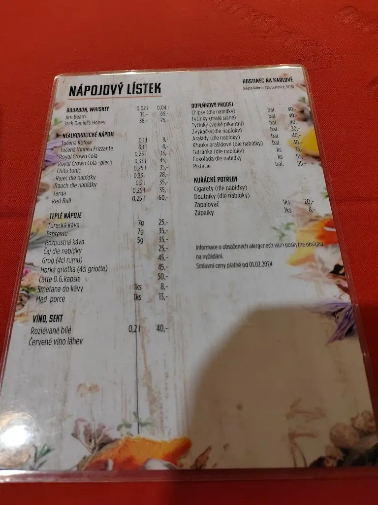 Menu_Hostinec Na Karlově_Lomnice nad Popelkou_image_1