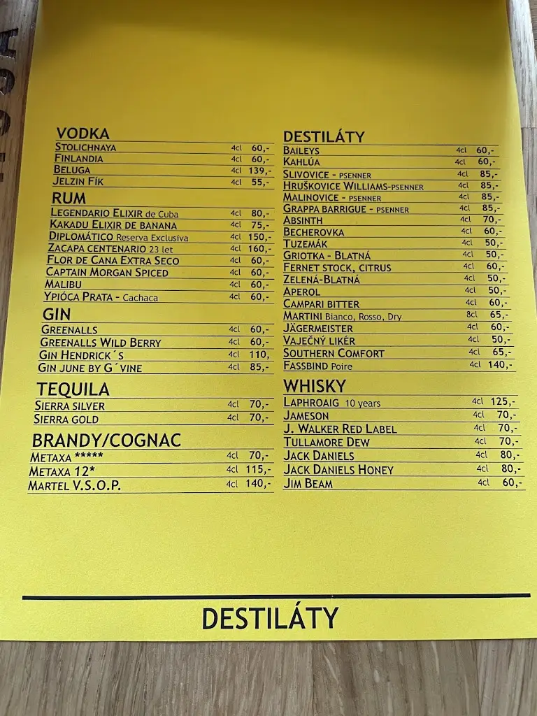 Menu_Restaurace Potrefená husa Liberec_Liberec_immagine_1