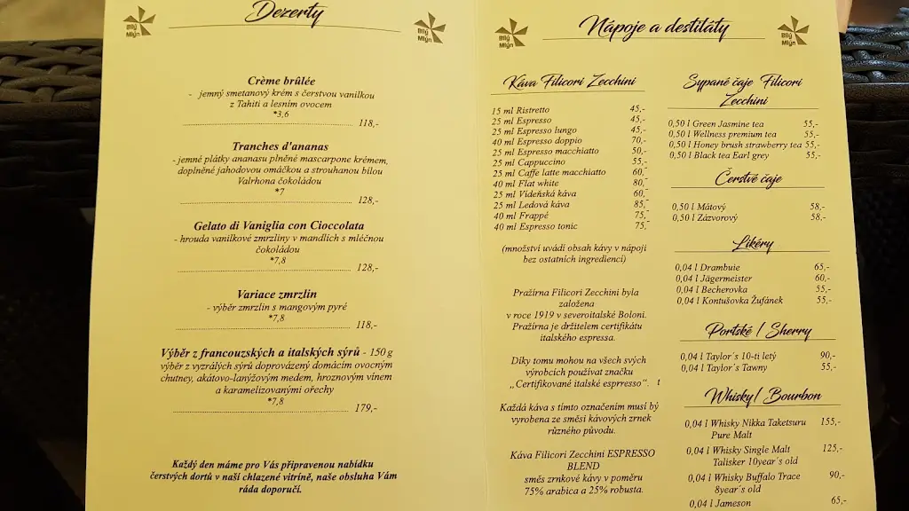 Menu_Restaurace a penzion Bílý Mlýn Liberec_Liberec_image_2