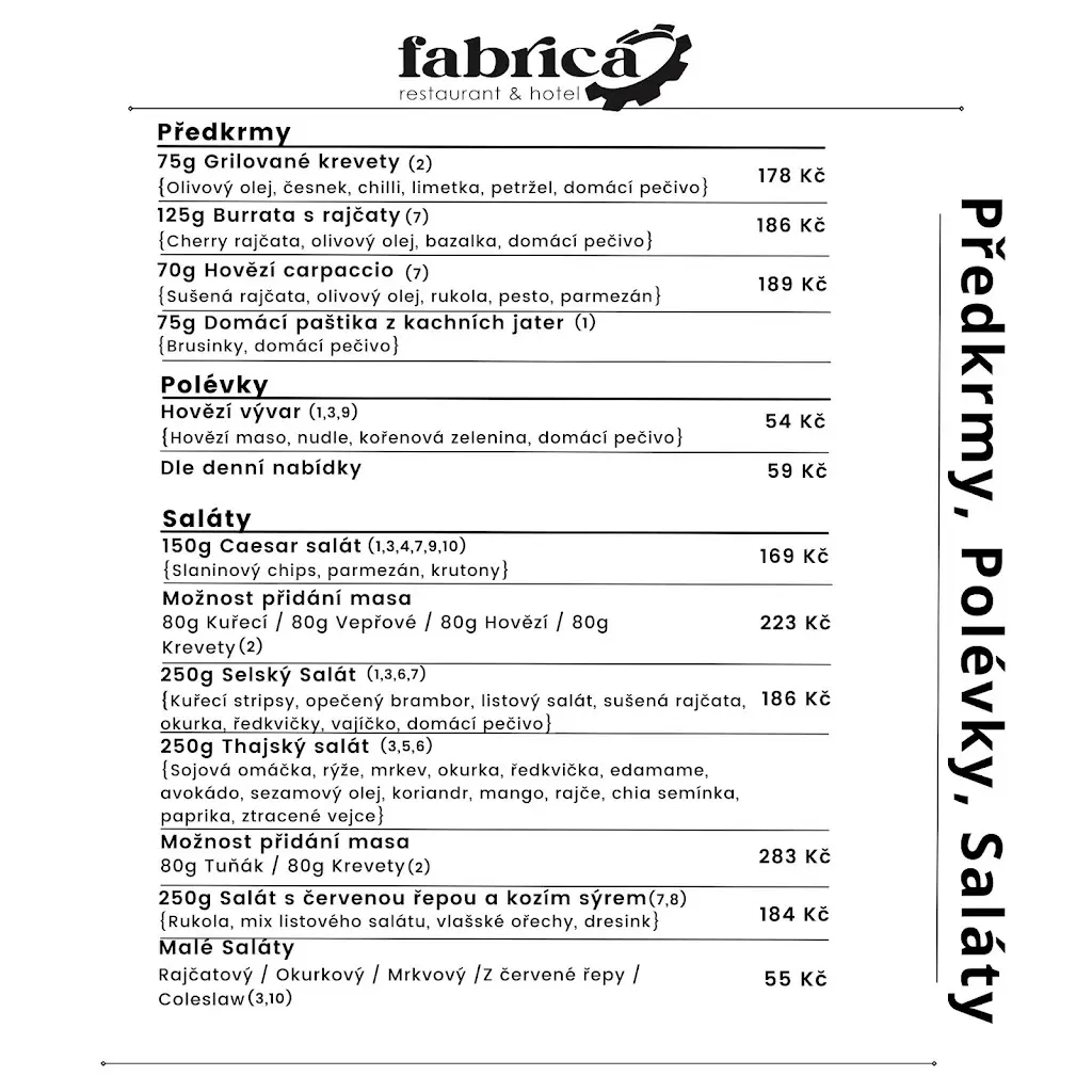 Menu_Restaurace Fabrica_Liberec_image_3