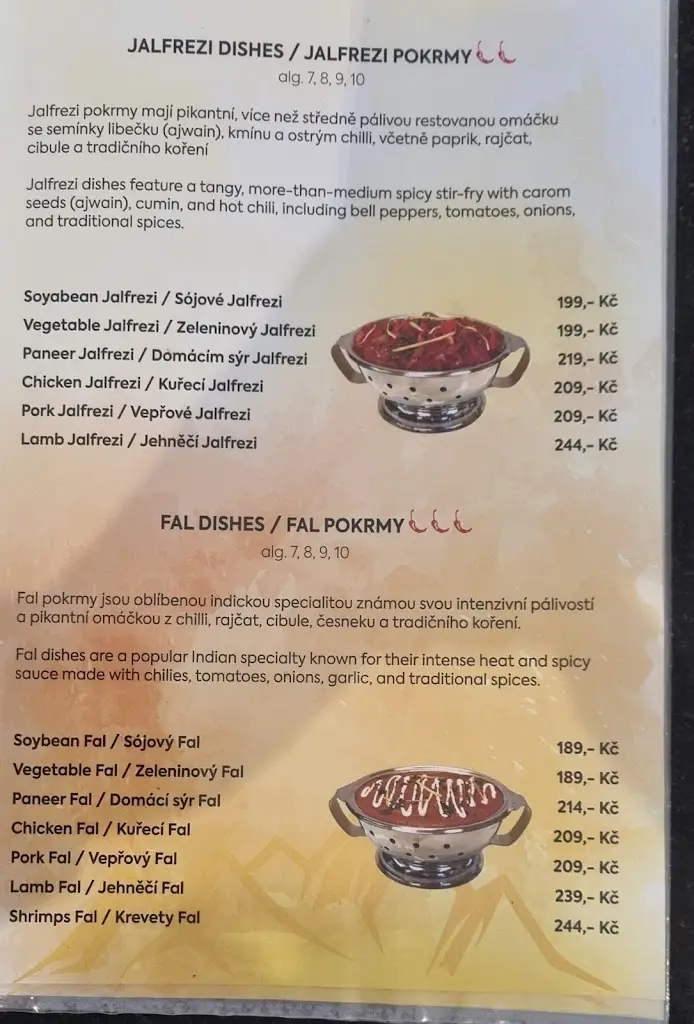 Menu_Indická a Nepálská Restaurace Mountain_Liberec_image_2