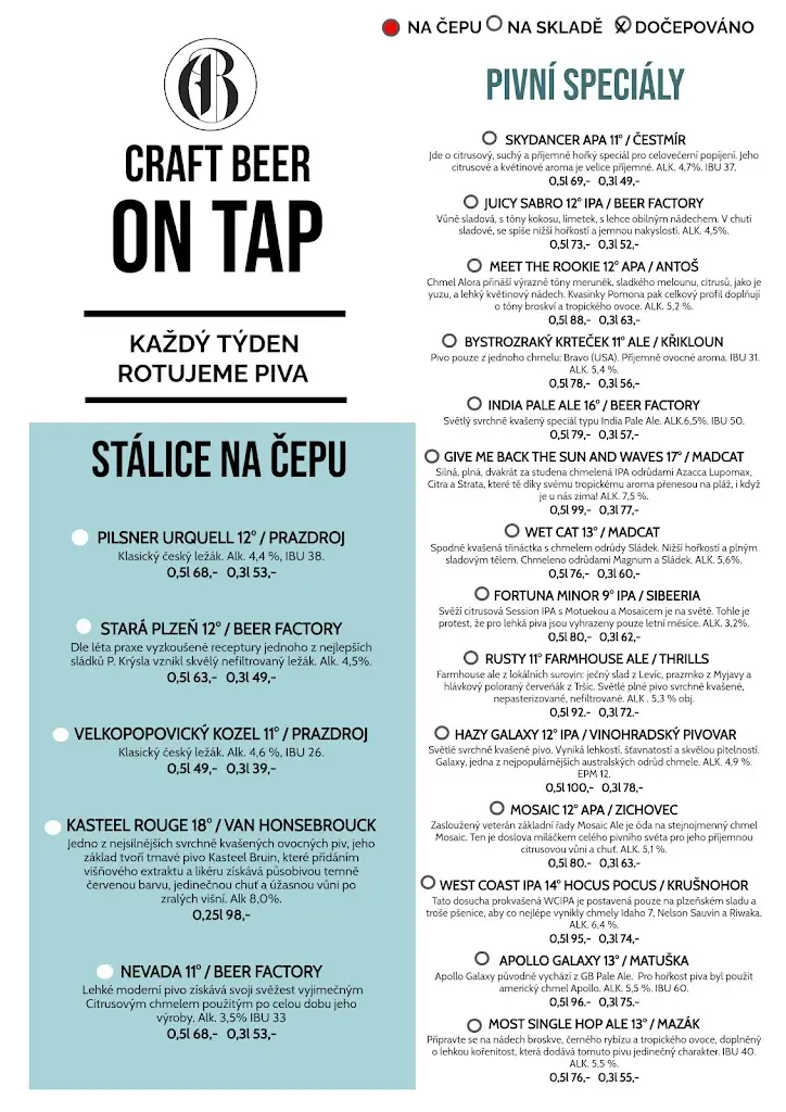 Menu_Barvírna Craft Beer & Burgers_Liberec_image_3