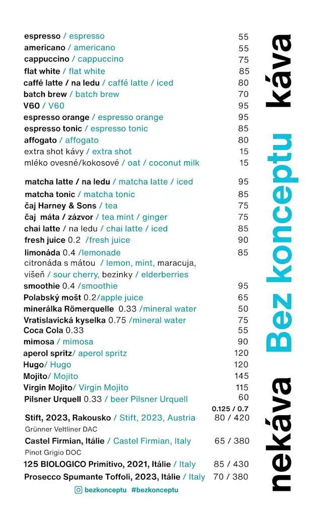 Menu_Kavárna Bez konceptu_Liberec_image_2