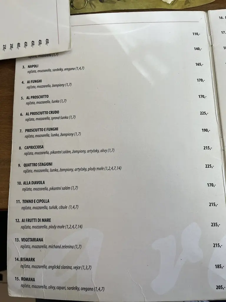 Menu_Pizzeria Made in Italy_Liberec_image_1