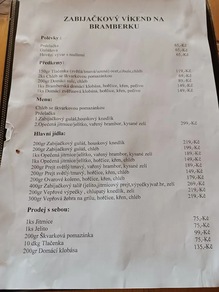 Menu_Občerstvení Bramberk_Lučany nad Nisou_image_2