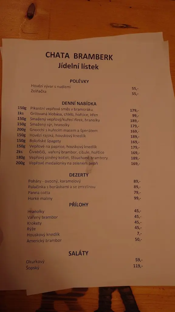 Menu_Občerstvení Bramberk_Lučany nad Nisou_image_3