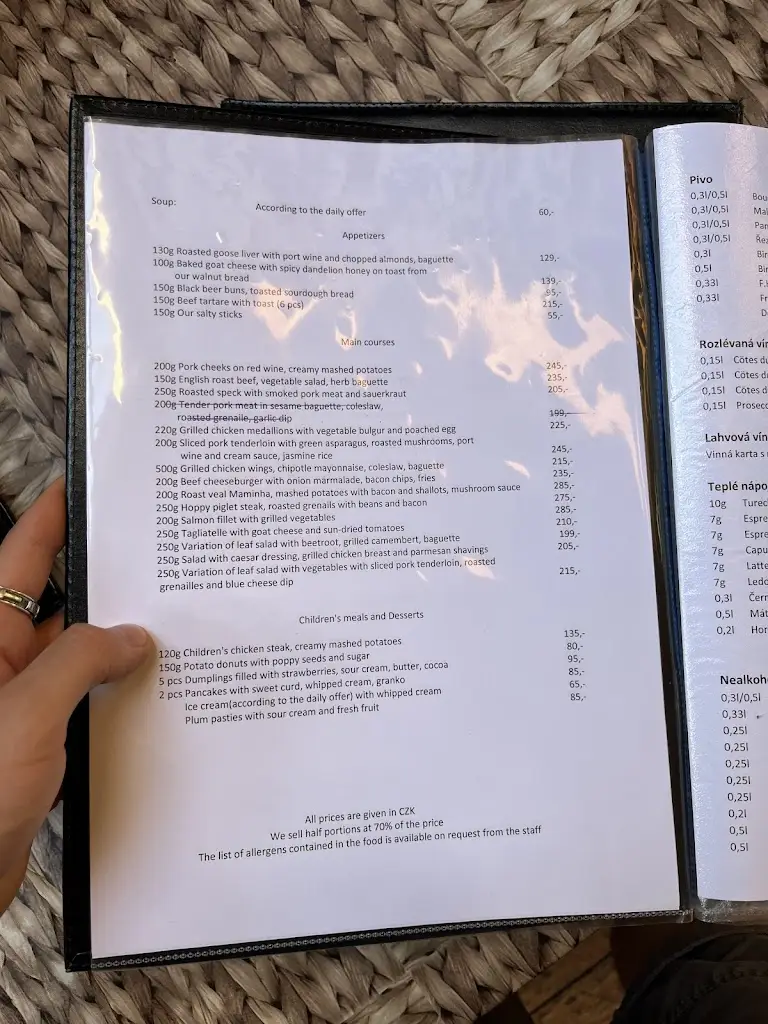 Menu_Maloskalský brewery_Malá Skála_image_3