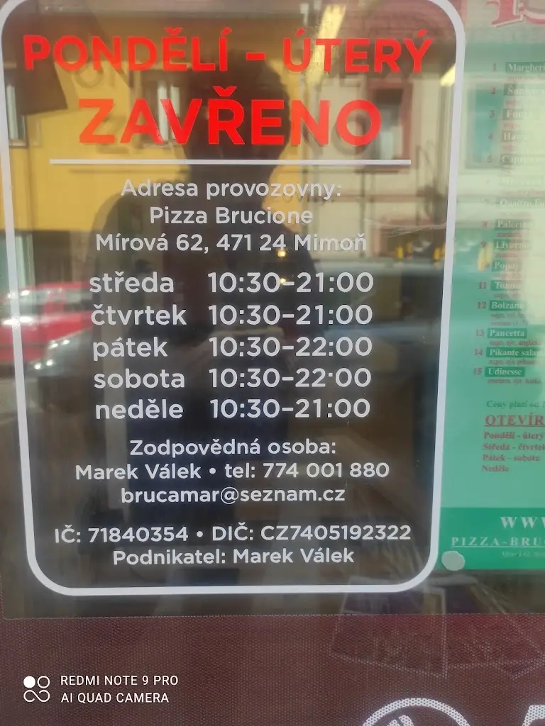 Menu_Pizza Brucione_Mimoň_immagine_1