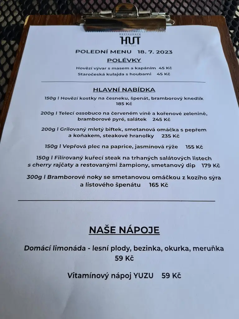 Menu_Sklářská restaurace Huť_Nový Bor_image_2
