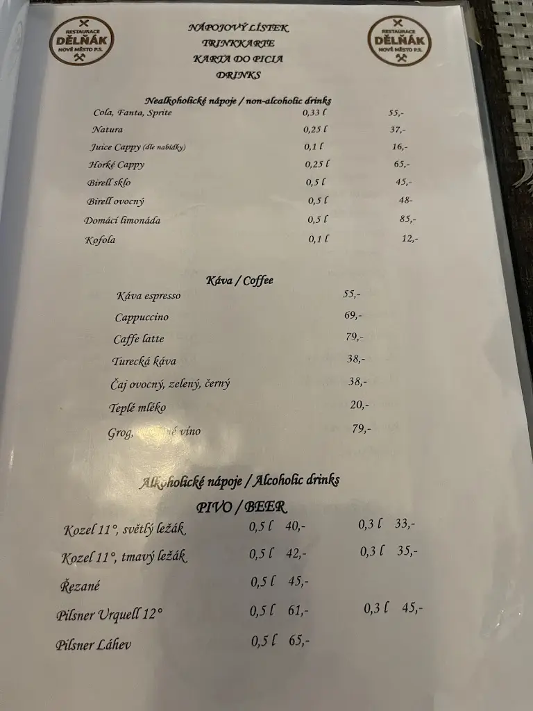 Menu_RESTAURACE DĚLŇÁK_Nové Město pod Smrkem_image_4