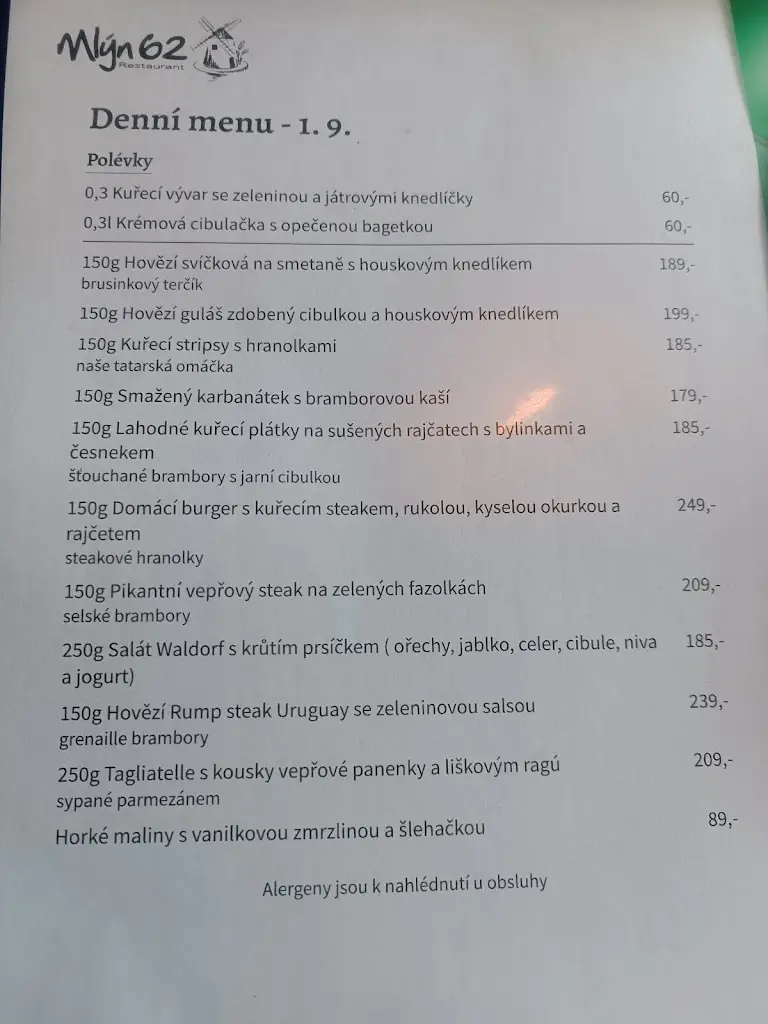 Menu_RESTAURACE Mlýn 62_Mníšek_image_3