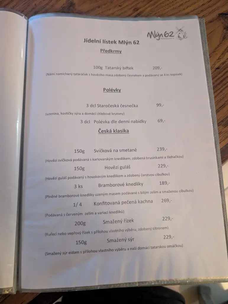 Menu_RESTAURACE Mlýn 62_Mníšek_image_4