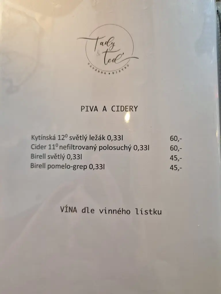 Menu_Tady & Teď - Café and Bistro_Mníšek_image_2