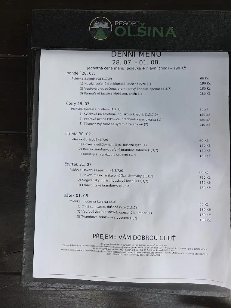 Menu_Restaurace Markéta_Horní Planá_image_1