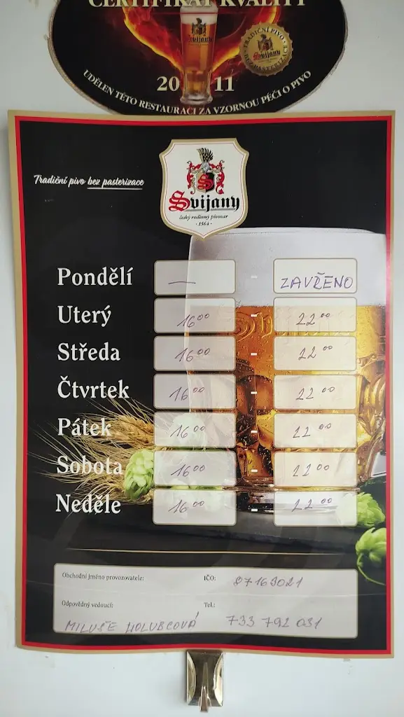 Menu_Hospůdka na hřišti_Mníšek_immagine_1