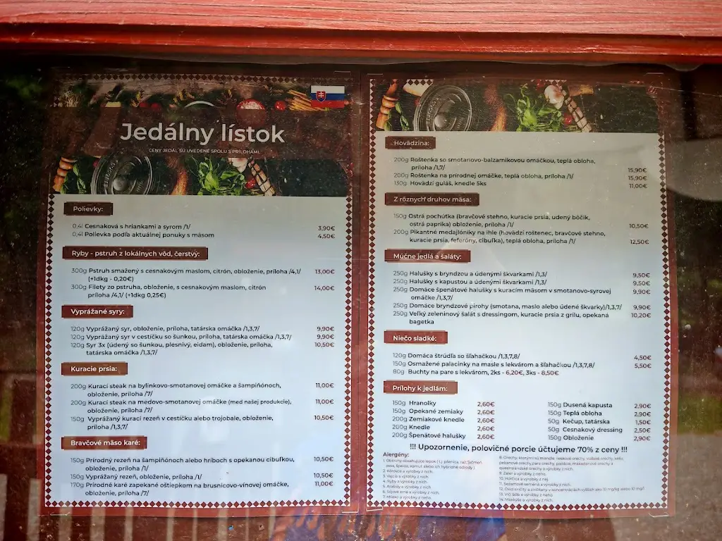 Menu_Restaurant u Dietricha_Mníšek_immagine_1