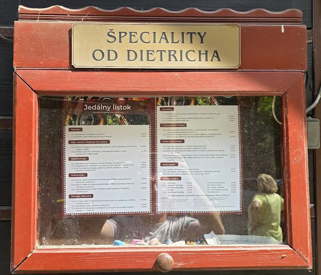 Menu_Restaurant u Dietricha_Mníšek_immagine_2