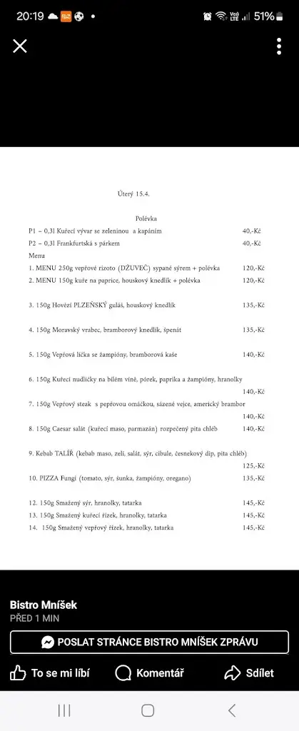 Menu_Fresh Pizza Fojtka_Mníšek_image_1