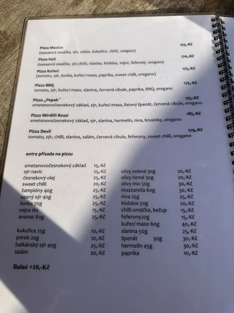 Menu_Fresh Pizza Fojtka_Mníšek_image_3