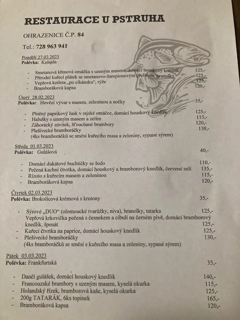Menu_U pstruha_Ohrazenice_image_1