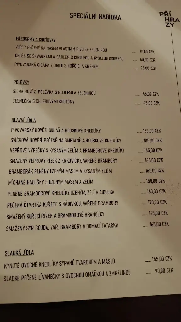 Menu_Turnov_Ohrazenice_immagine_1