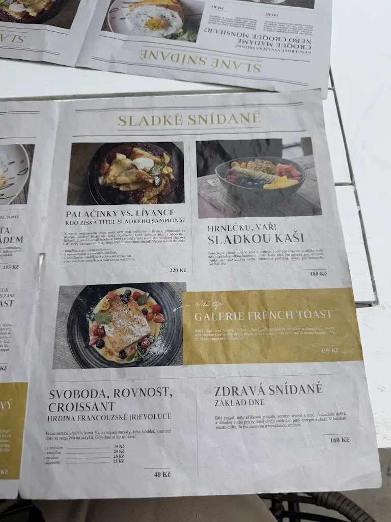 Menu_Galerie Café park restaurant_Ohrazenice_image_3