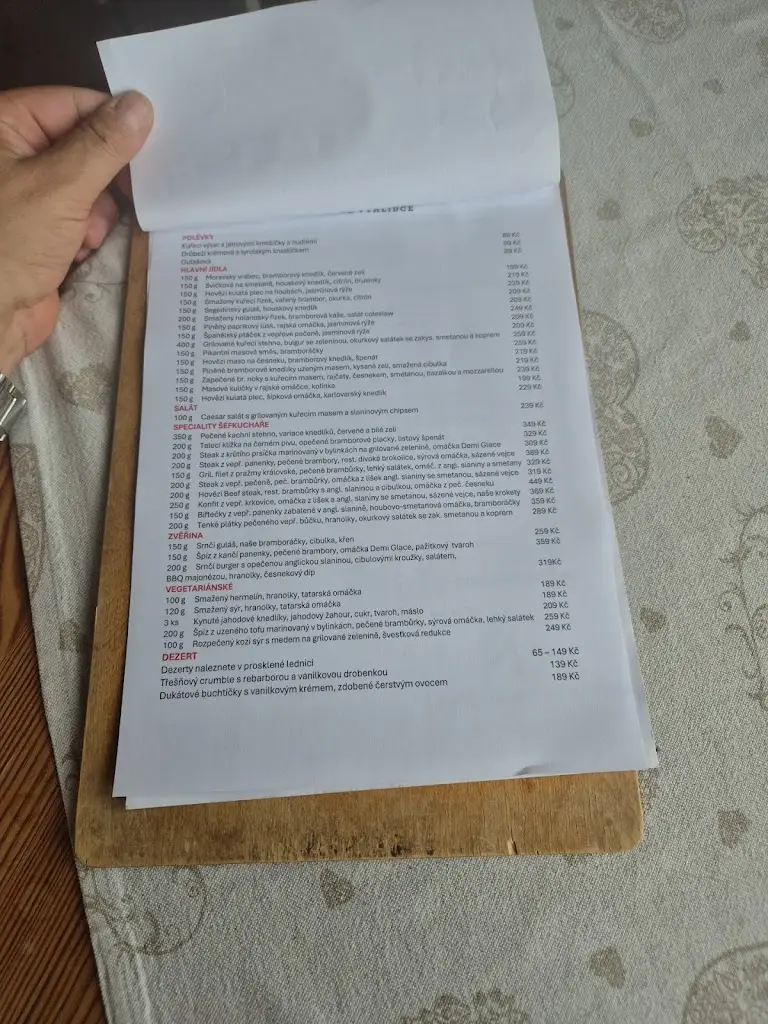 Menu_Restaurace Na krásné vyhlídce_Ohrazenice_image_1