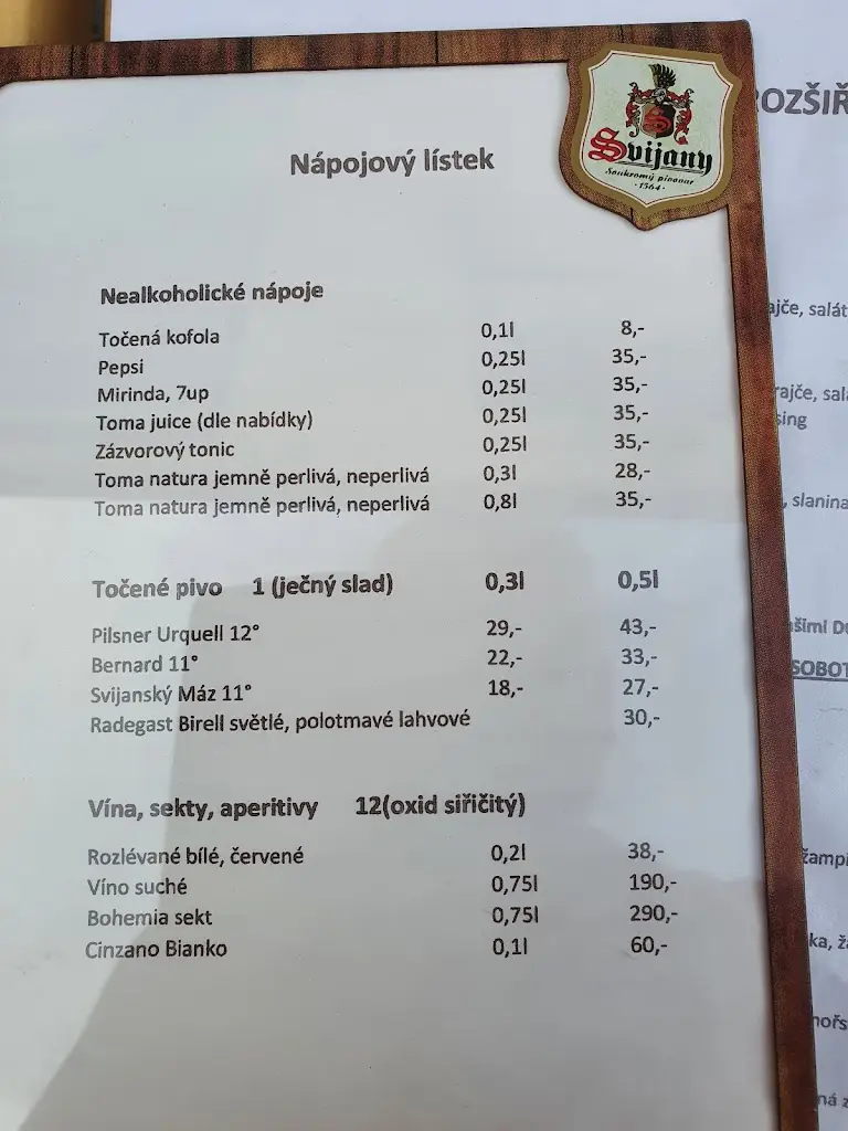 Menu_Cukrárna, vinárna Markéta Škodová_Osečná_immagine_2