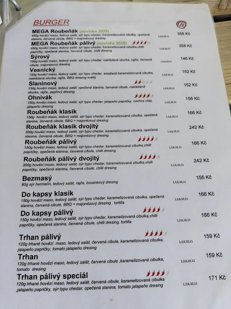 Menu_U Roubenky_Poniklá_immagine_2