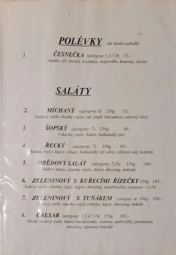 Menu_Myslivecké Zátiší_Raspenava_image_1