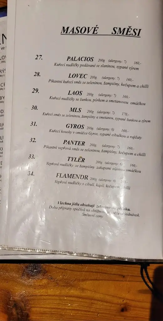 Menu_Myslivecké Zátiší_Raspenava_image_2