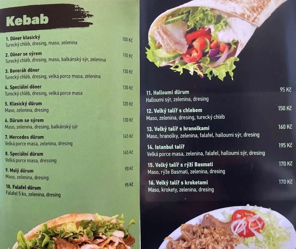 Menu_Istanbul Kebab Semily_Okres Semily_immagine_2