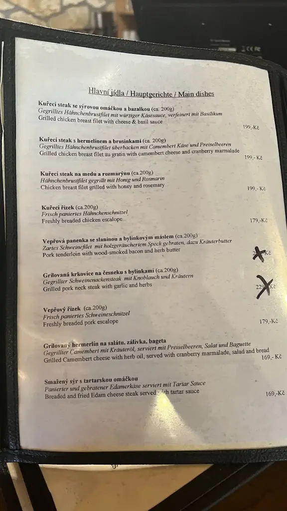 Menu_Restaurace Camping Karlovy Dvory II_Horní Planá_image_2