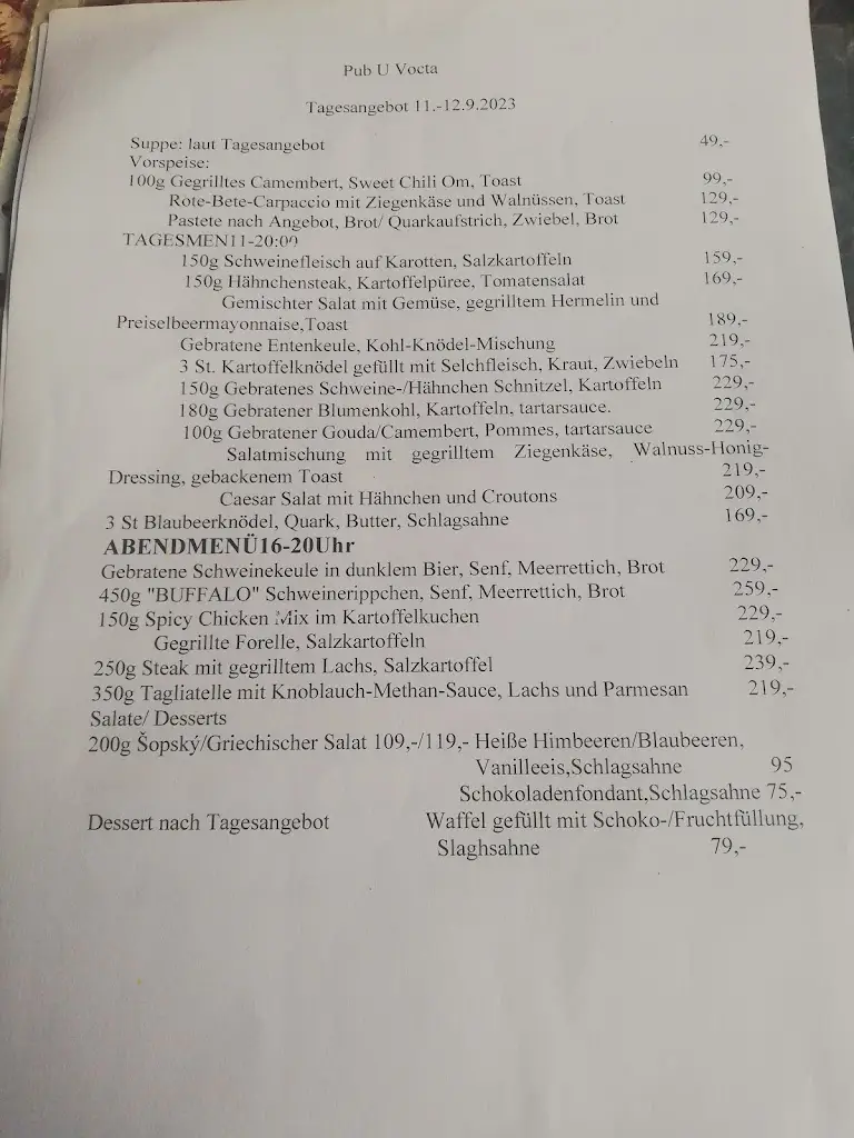 Menu_Hospůdka u Vocta_Rokytnice nad Jizerou_image_2