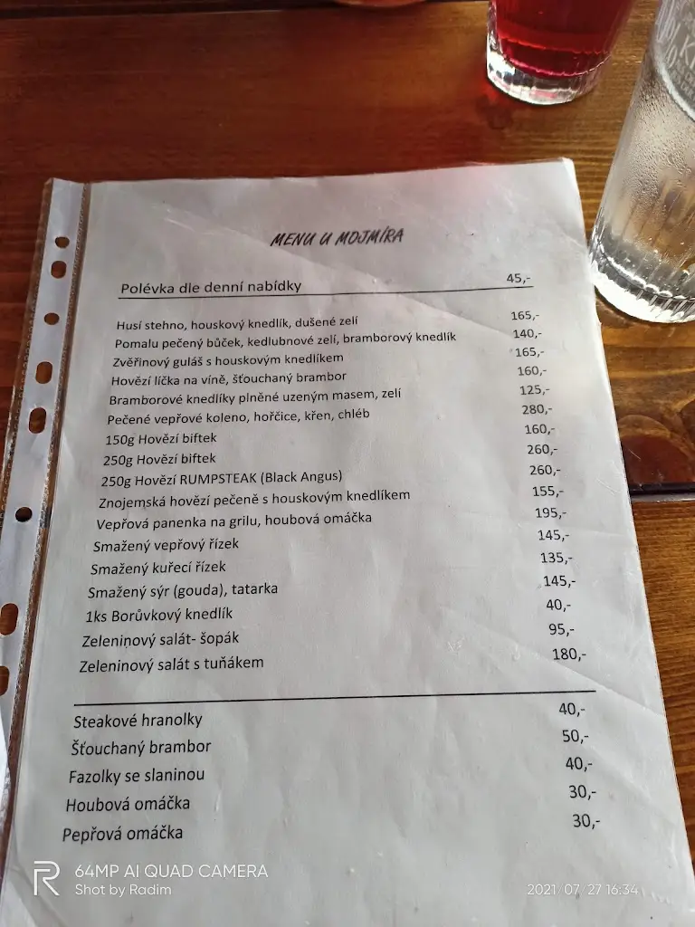 Menu_Pension U Mojmíra_Rokytnice nad Jizerou_image_2