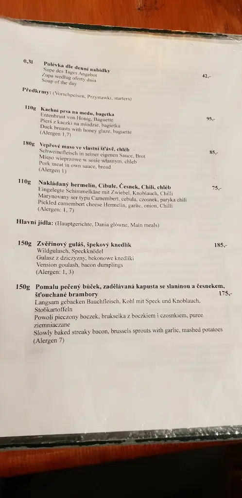 Menu_Pension U Mojmíra_Rokytnice nad Jizerou_image_4