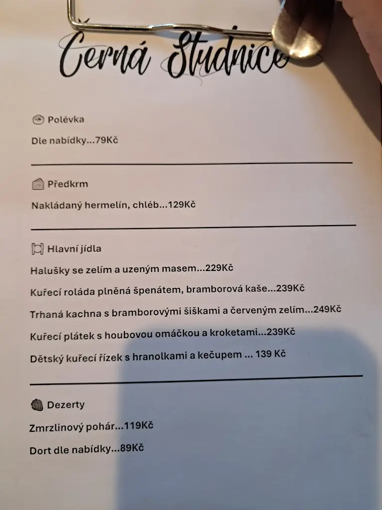 Denisa Čurillová_Restaurace Černá Studnice_Smržovka_review