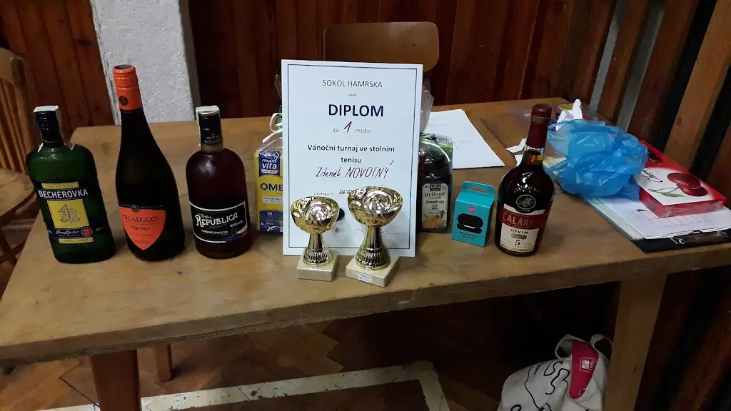 Sokolovna restaurant in Velké Hamry