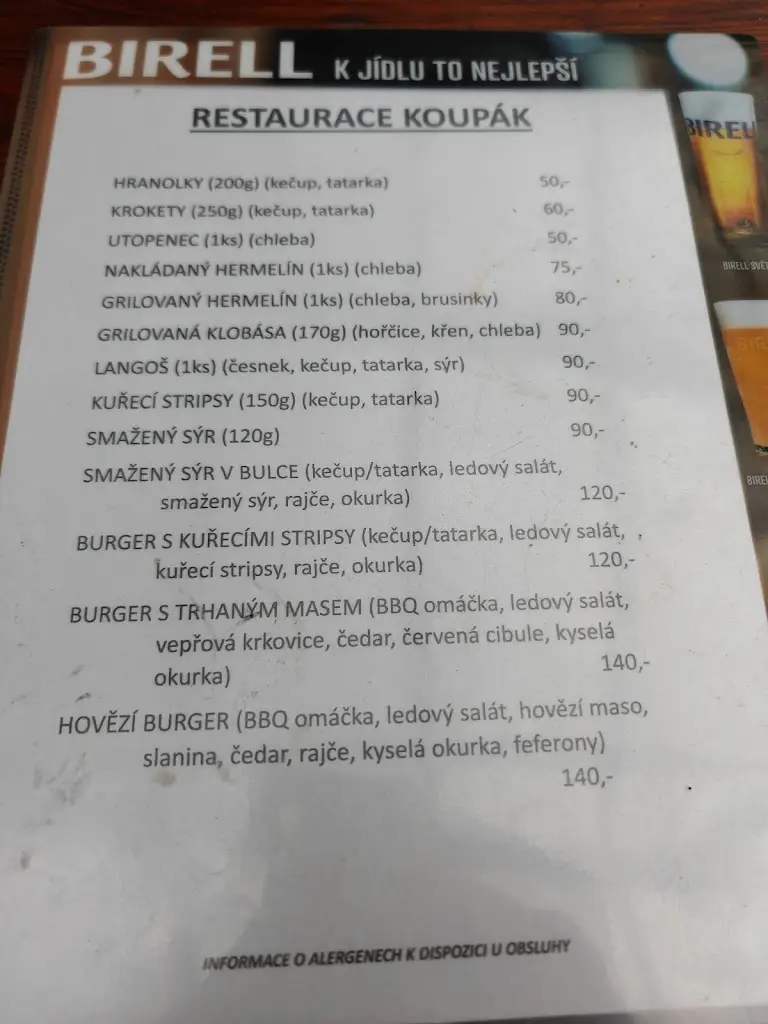 Menu_Restaurace Koupák Zákupy_Zákupy_image_2