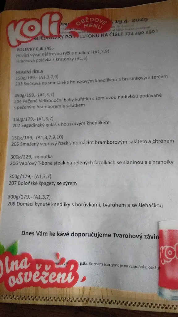 Menu_Restaurace U Medvěda_Vysoké nad Jizerou_image_4