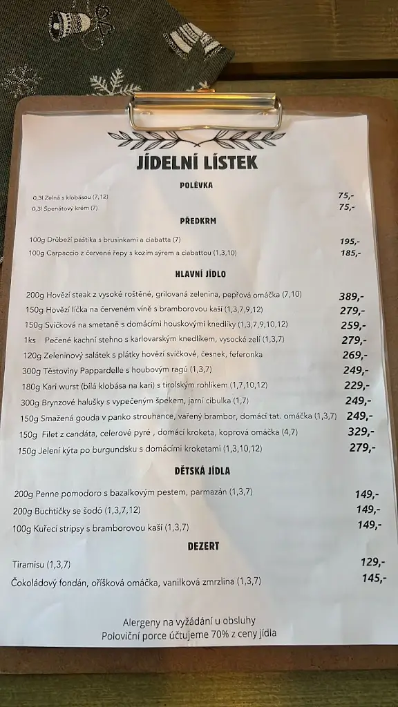 Menu_Restaurace Šachty_Vysoké nad Jizerou_image_3